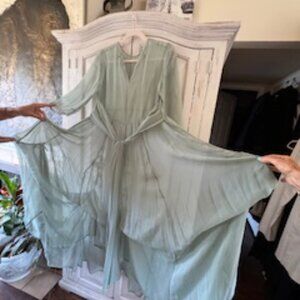 delicate custom silk dress size medium